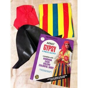 Vintage Ben Cooper Halloween Costume “Gypsy” 1980s - Incomplete, But READ...